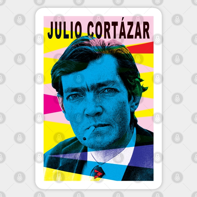 Julio Cortázar - An Argentinian Innovator Sticker by Exile Kings 